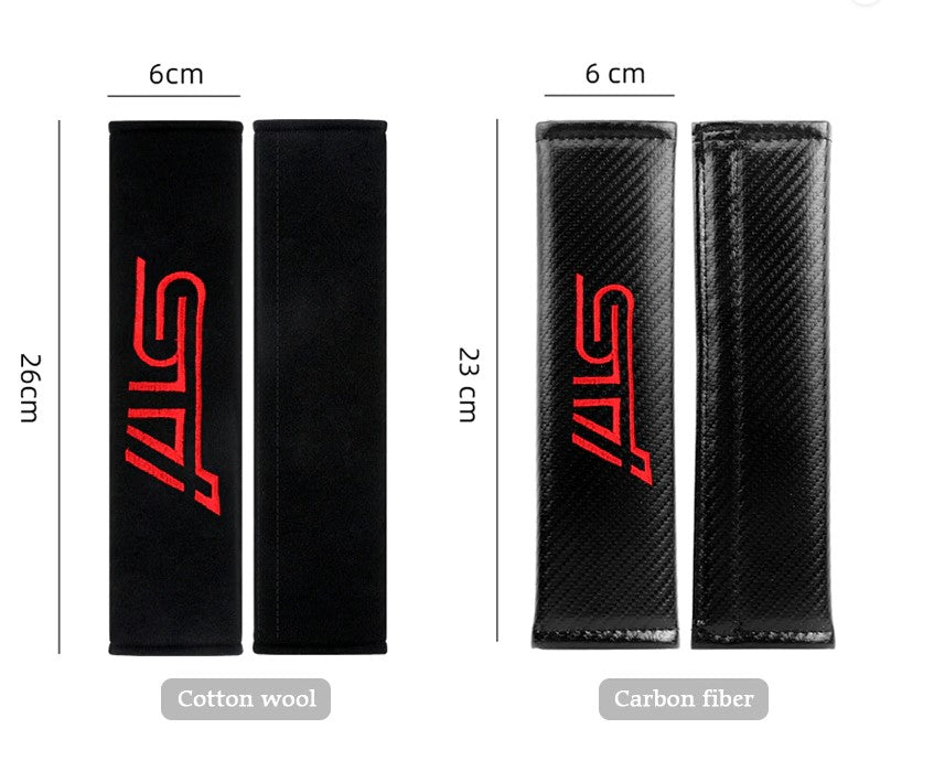 Subaru WRX STI Seatbelt Cover – Luxury Car Seatbelt Cushion Pad for Comfort